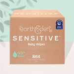 Earth & Eden Baby Wipes, 864 Count